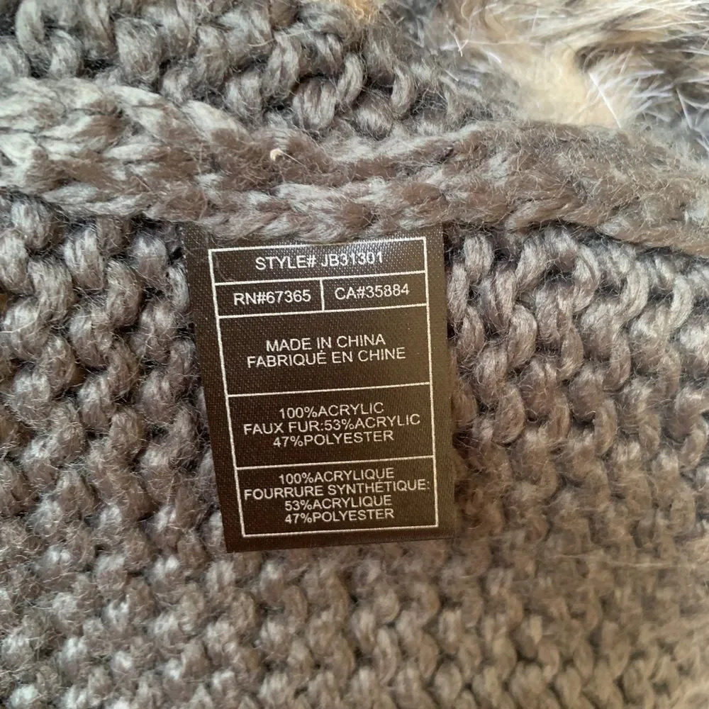 Jack Faux Fur Knit Vest - Picture 6 of 6